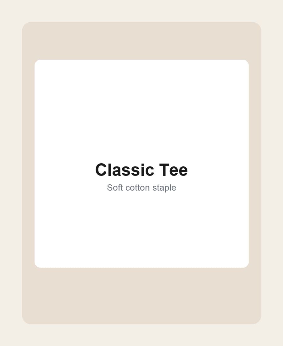 Classic Tee